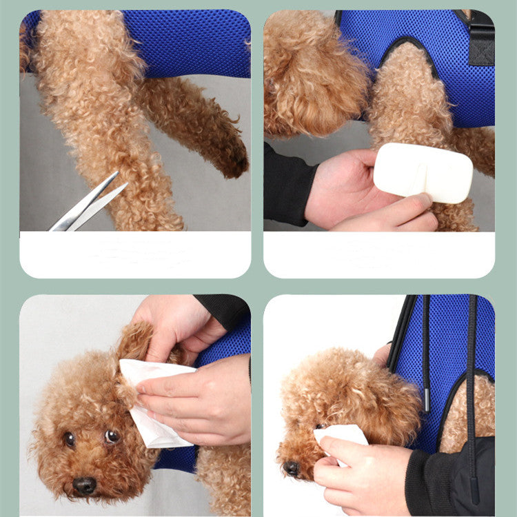 Hamaca de aseo para perros y gatos con accesorios