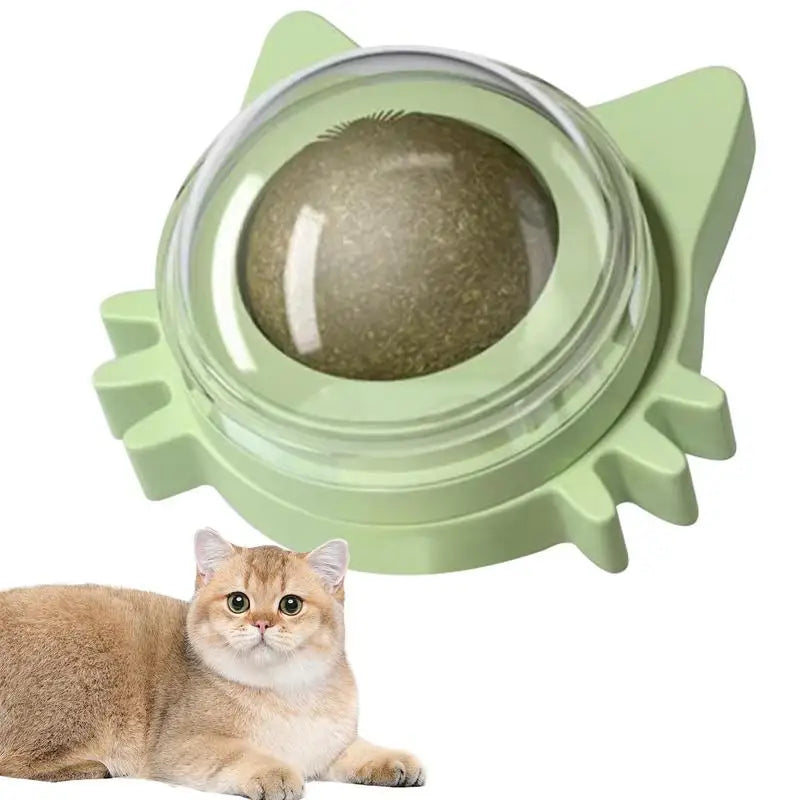 Bola de hierba gatera adhesiva para gatos
