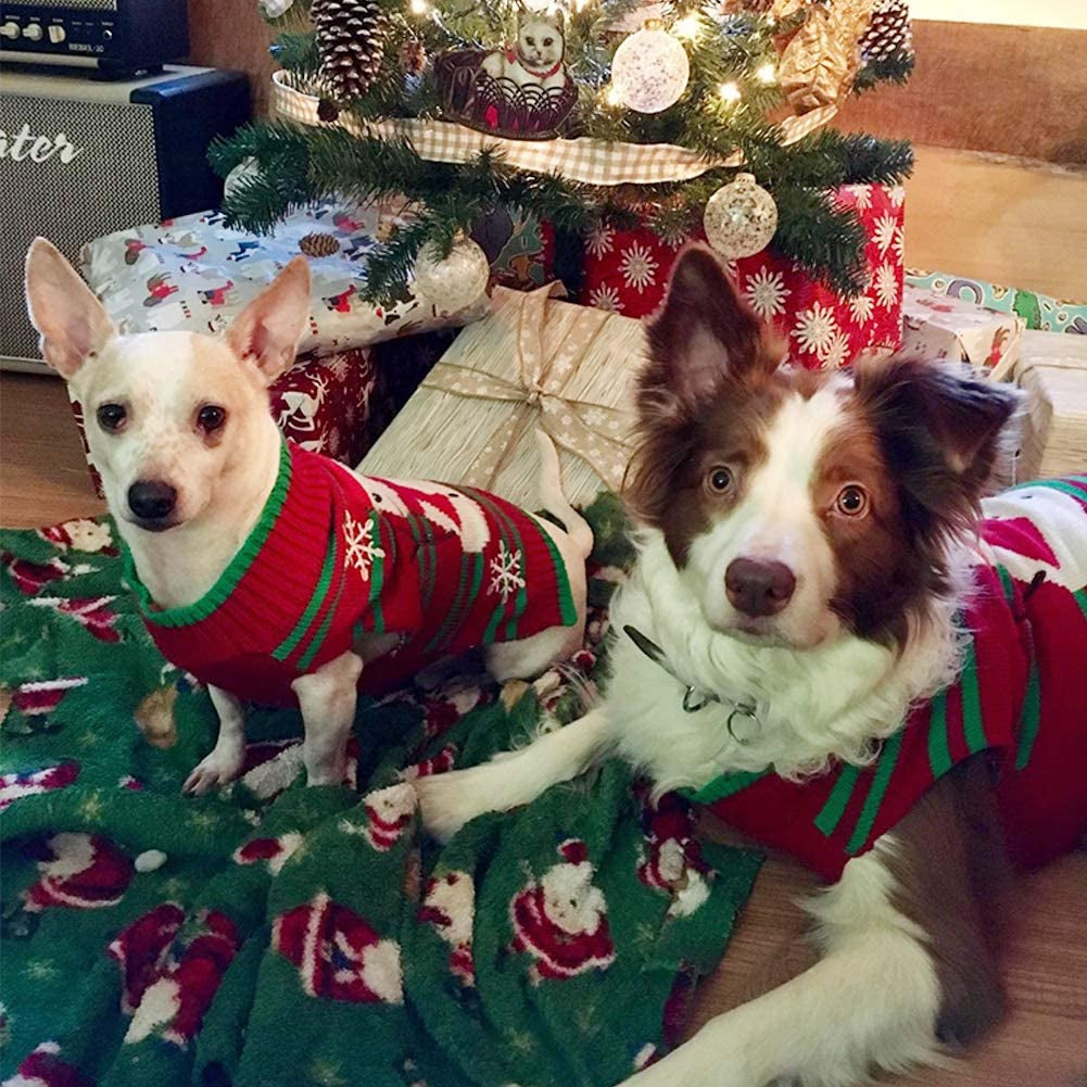 Jersey navideño con muñeco de nieve para perros y gatos