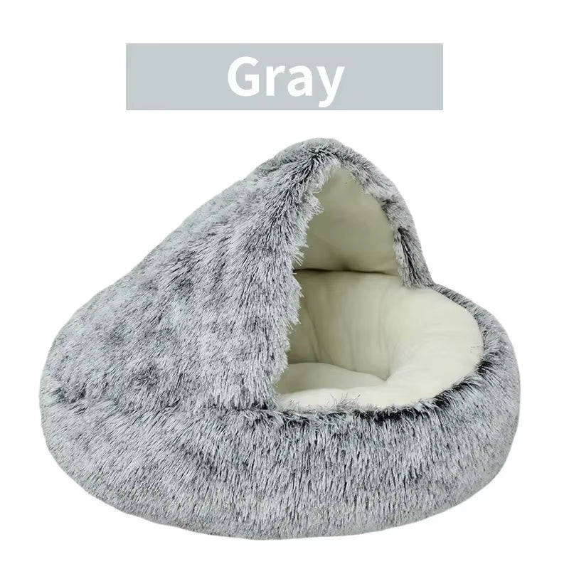 Cama mullida 2 en 1 para perros pequeños y gatos