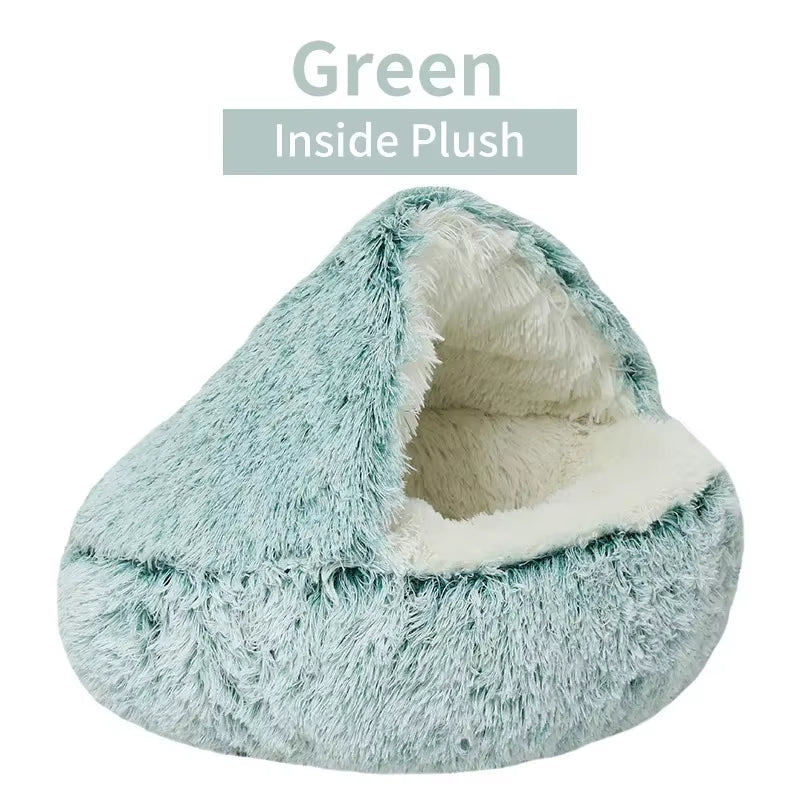 Cama mullida 2 en 1 para perros pequeños y gatos