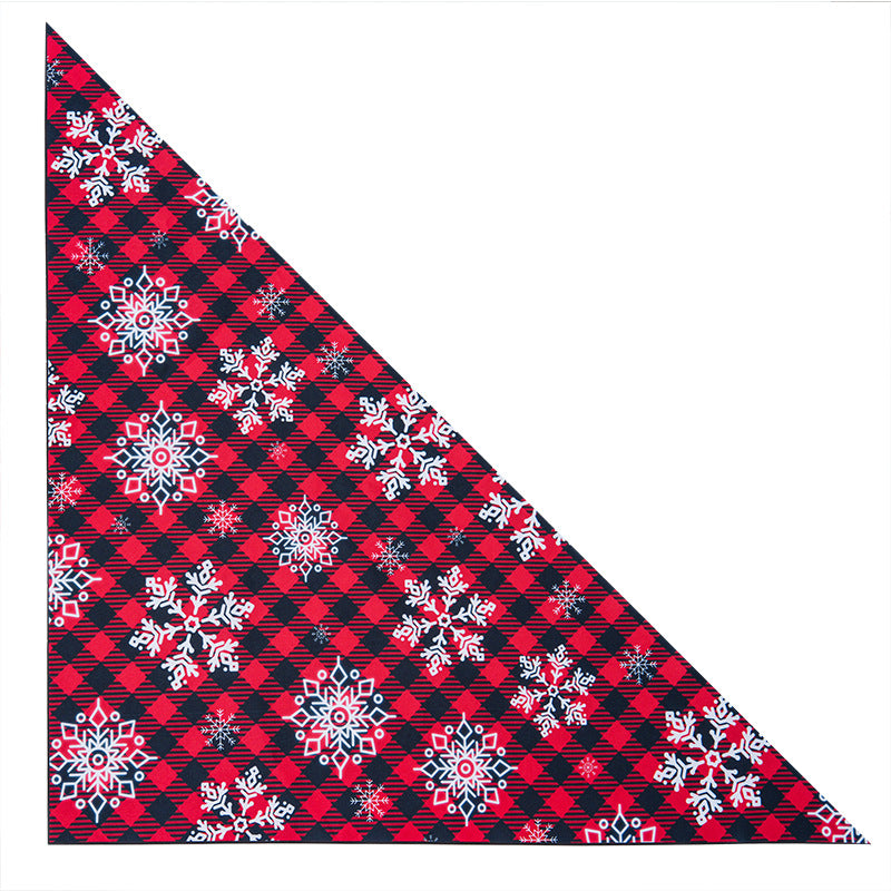 Bandana de nylon para perros y gatos con diseño festivo