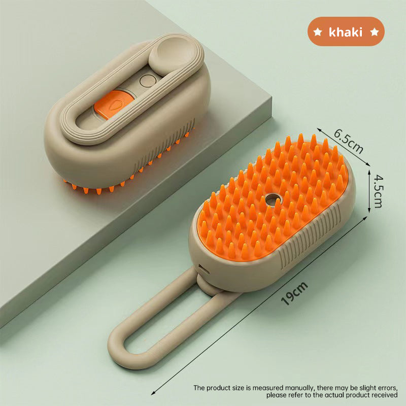 Peine eléctrico con pulverizador para perros y gatos