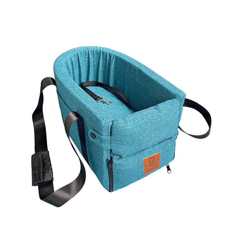 Cama elevadora para coche con correa de seguridad para perros, foto 4 de 16