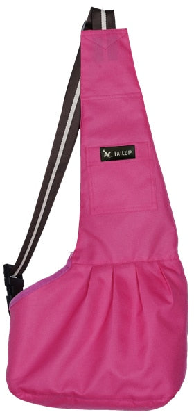 Bolso bandolera cortaviento para perros y gatos pequeños