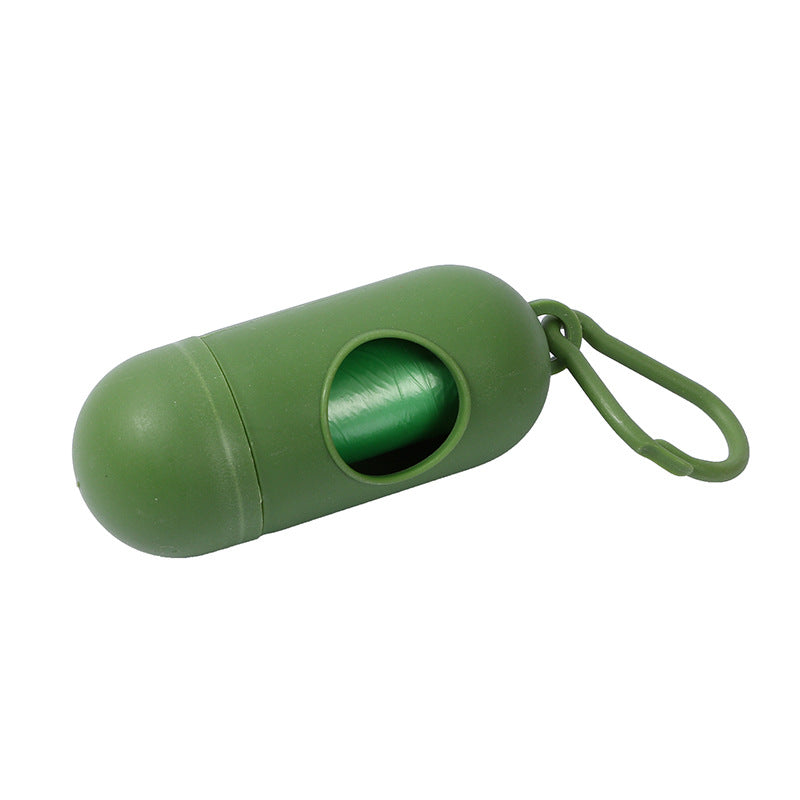 Cápsula dispensadora para bolsas de excrementos