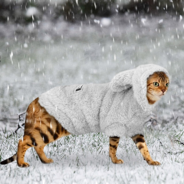 Abrigo de invierno para perros y gatos