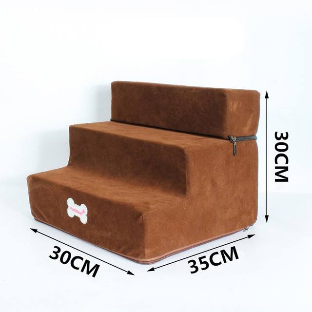 Escalera de espuma lavable para perros pequeños