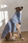 Chaleco de lana Mellow para perros, azul
