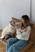 Chaleco de lana Mellow para perros, rosa