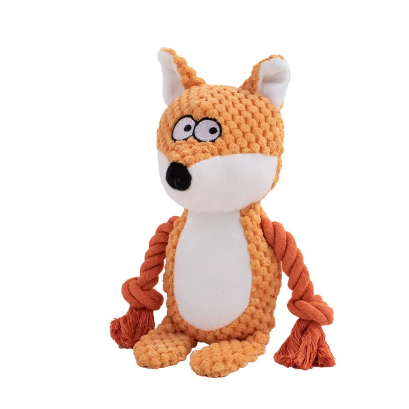 Peluche con sonido para perros, varios animales