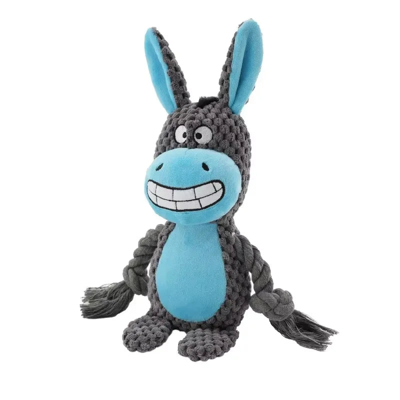 Peluche con sonido para perros, varios animales