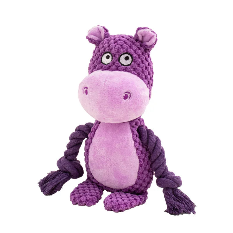 Peluche con sonido para perros, varios animales