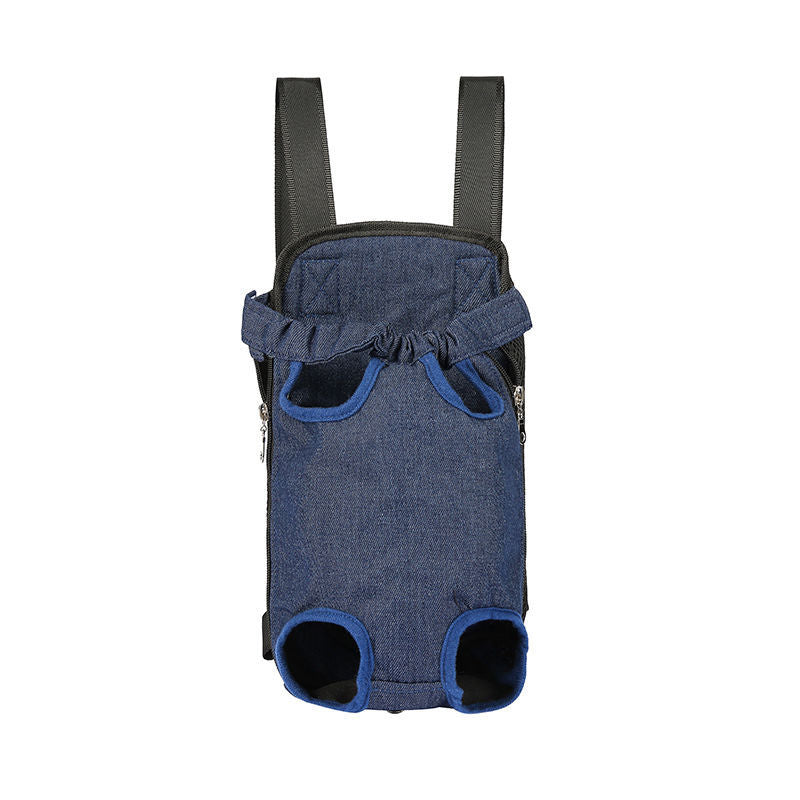 Mochila portabebés para perros y gatos, con patas fuera