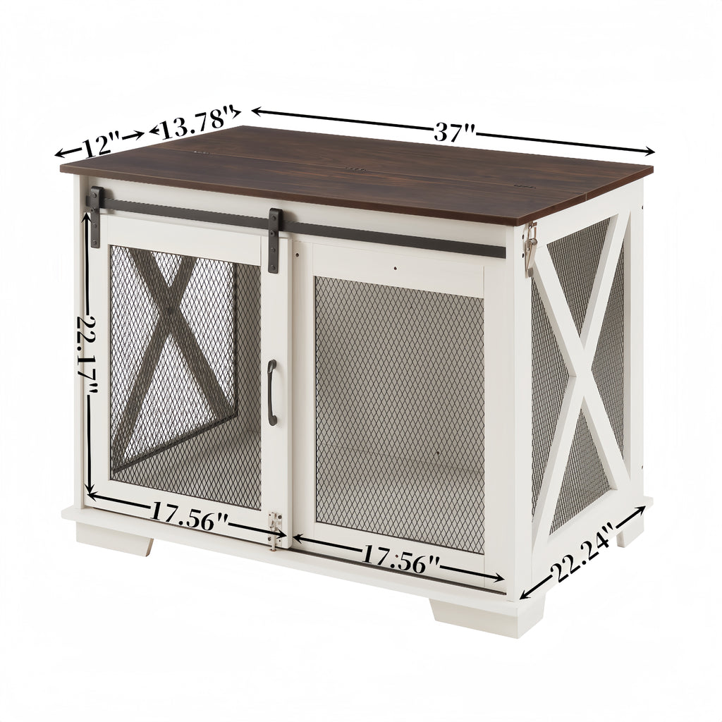 Jaula de madera para perros con puerta corredera, foto 6 de 18