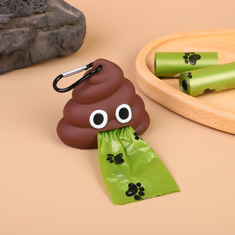 Dispensador portátil de bolsas para excrementos