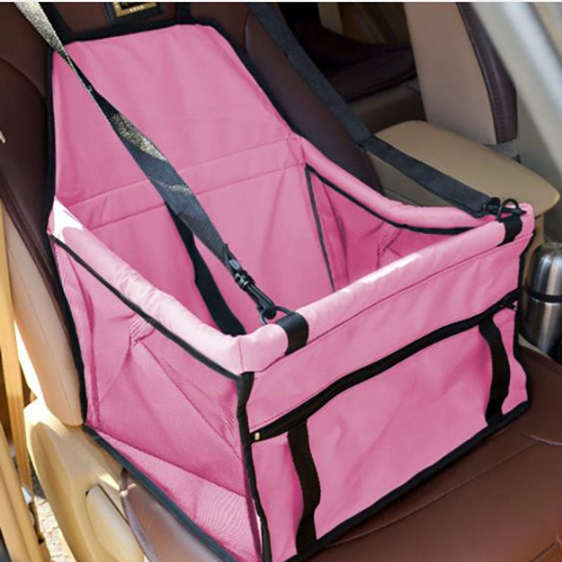 Asiento de coche plegable tipo bolsa con malla para perros y gatos, foto 3 de 16