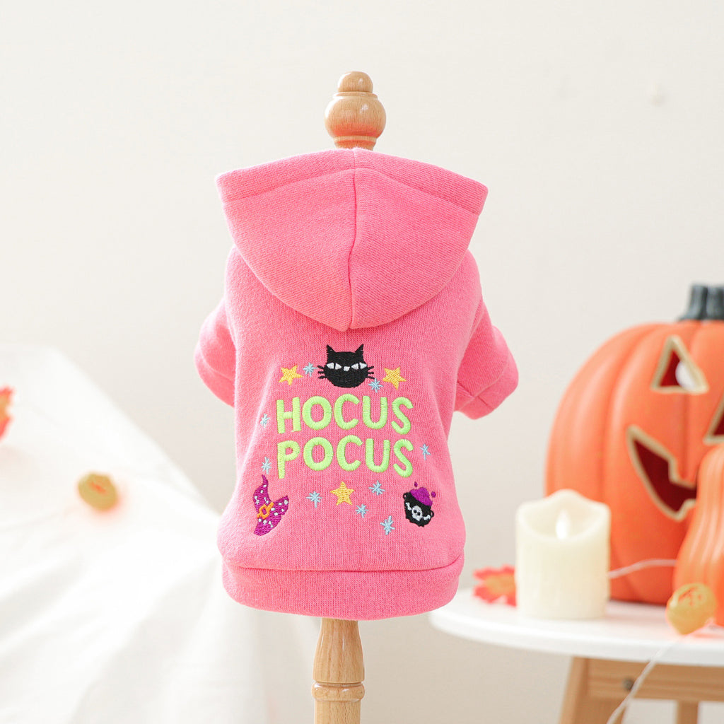Sudadera rosa para perros pequeños y gatos