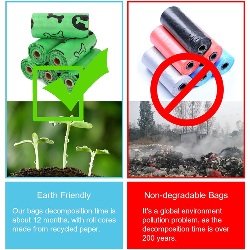 Bolsas para recoger excrementos de perro