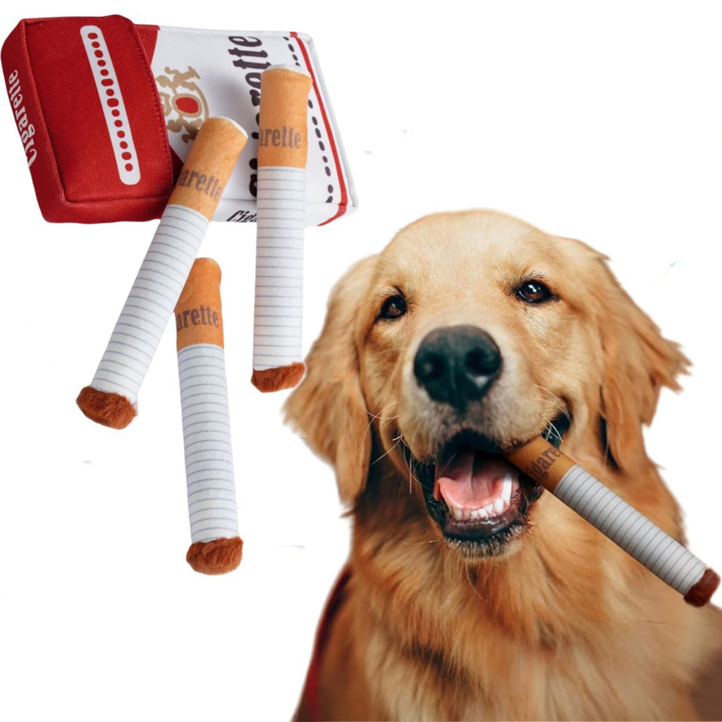 Juguete de cigarrillos con sonido para perros