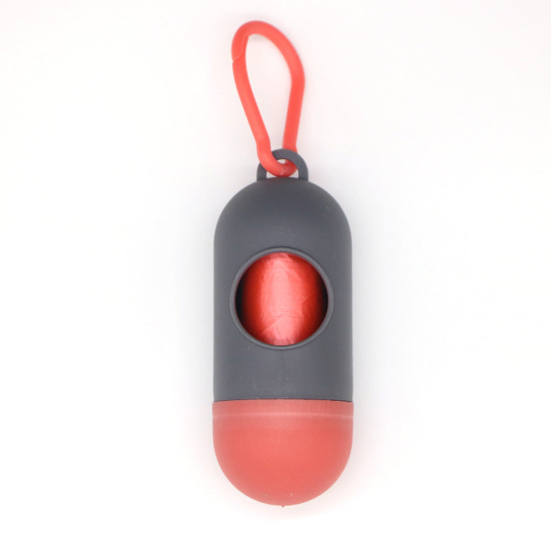 Cápsula dispensadora para bolsas de excrementos