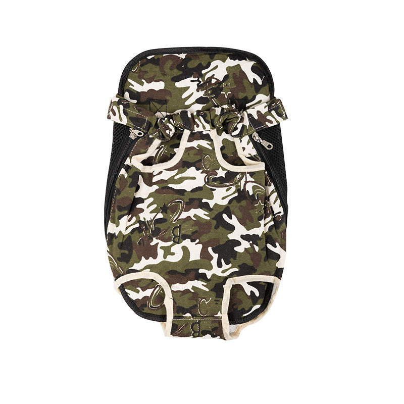Mochila portabebés para perros y gatos, con patas fuera