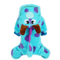 Disfraz de monstruo azul de peluche Pawsome Pets New York