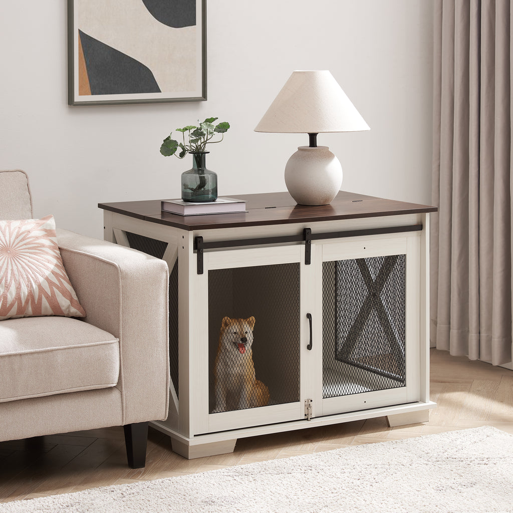 Jaula de madera para perros con puerta corredera, foto 16 de 18