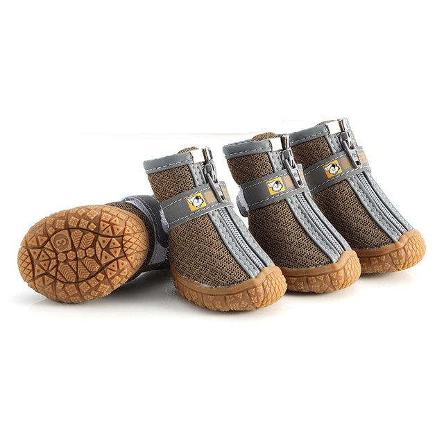 Zapatos transpirables antideslizantes para perros