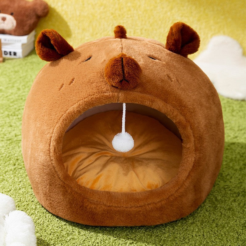 Cama tipo tostada para mascotas – Delfín