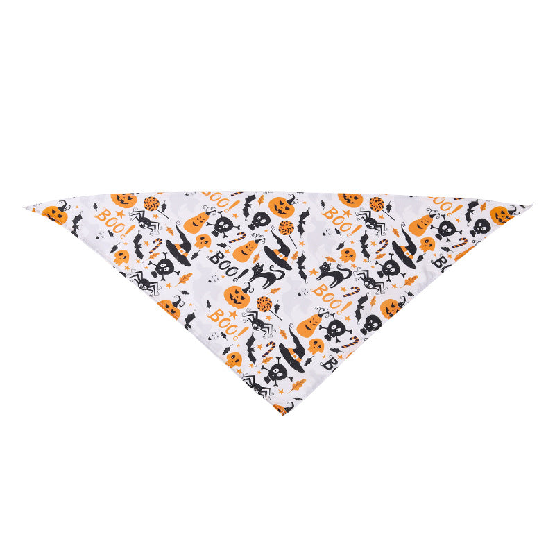 Bandana de nylon para perros y gatos con diseño festivo