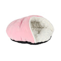 Cama cueva de felpa para perros y gatos