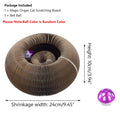 Rascador plegable para gatos con cama y pelota