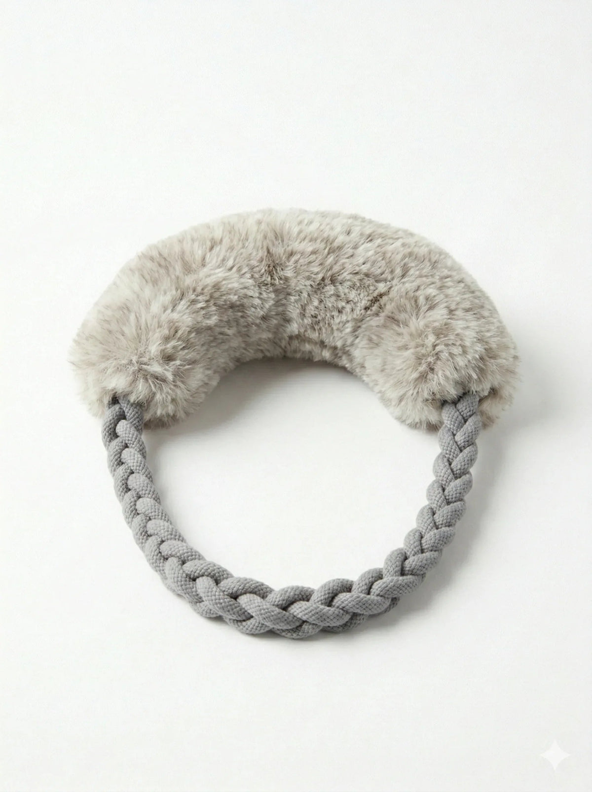 Juguete de Arrastre de Lana Gris para Perros