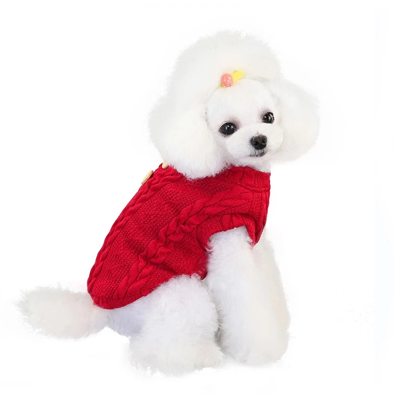 Jersey cálido de invierno para perros