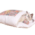 Saco de dormir cálido y extraíble para gatos