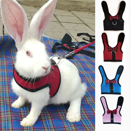 Arnés de malla para conejos y pequeños animales