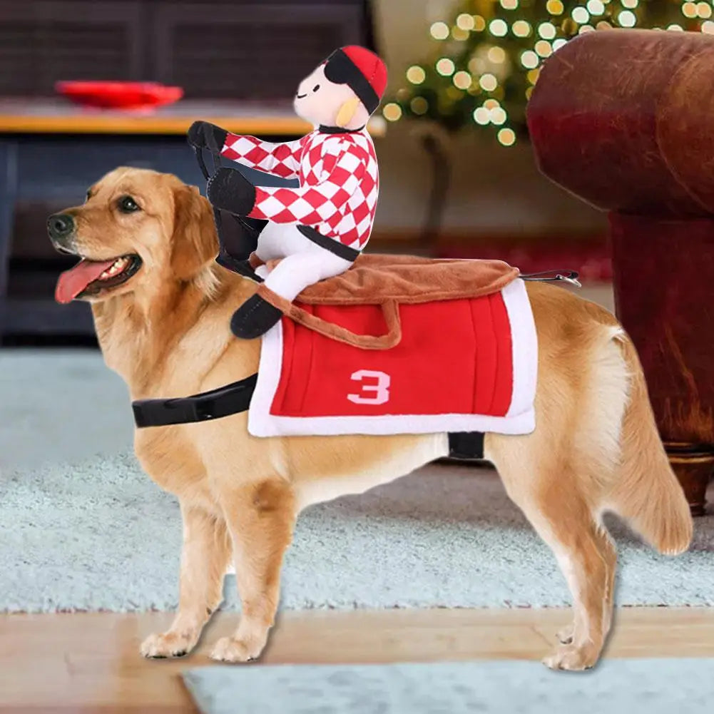 Disfraz navideño de Papá Noel para perros y gatos