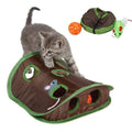 Juego interactivo del escondite para gatos