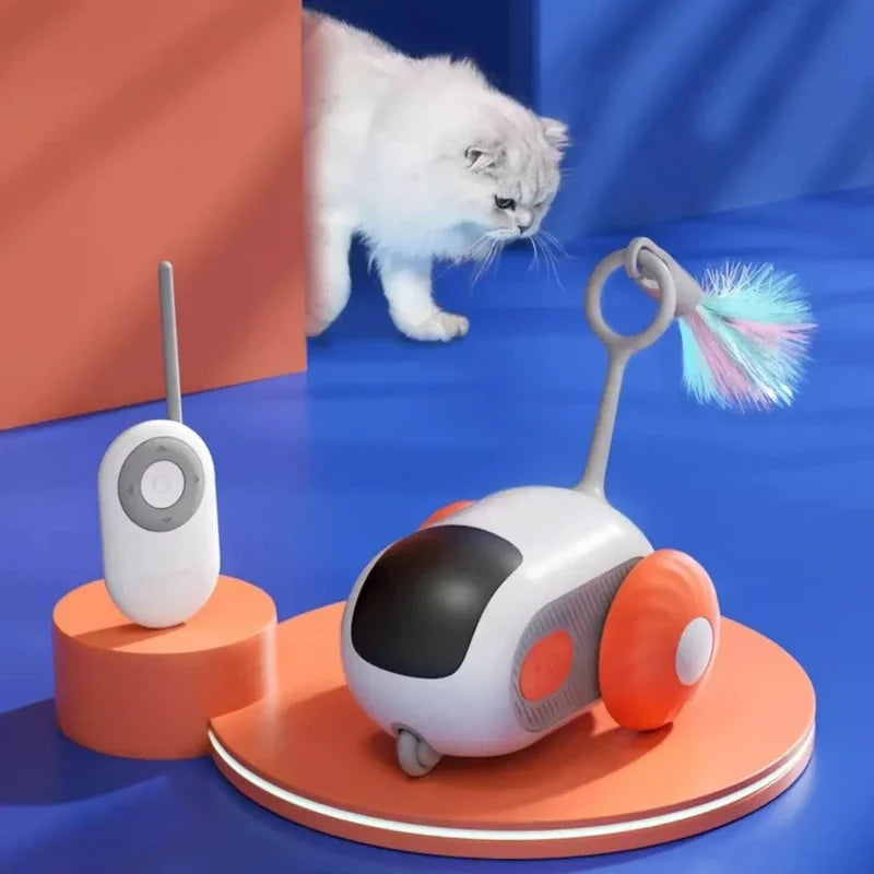 Coche teledirigido para gatos