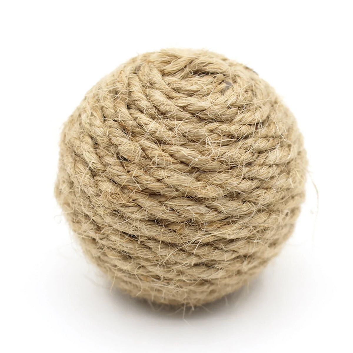 Pelota interactiva de sisal para gatos, foto 2 de 5