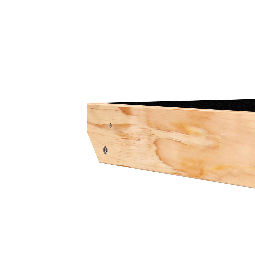 Rampa plegable de madera para perros y gatos, altura regulable 26-61 cm
