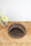 Cueva de lana para mascotas Mellow, beige, de 40 cm a 100 cm
