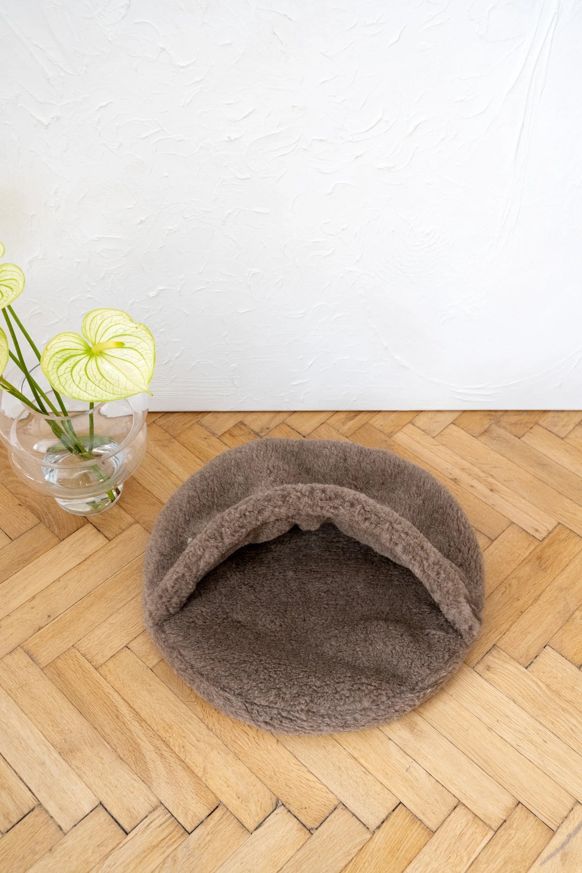 Cueva de lana para mascotas Mellow, beige, de 40 cm a 100 cm