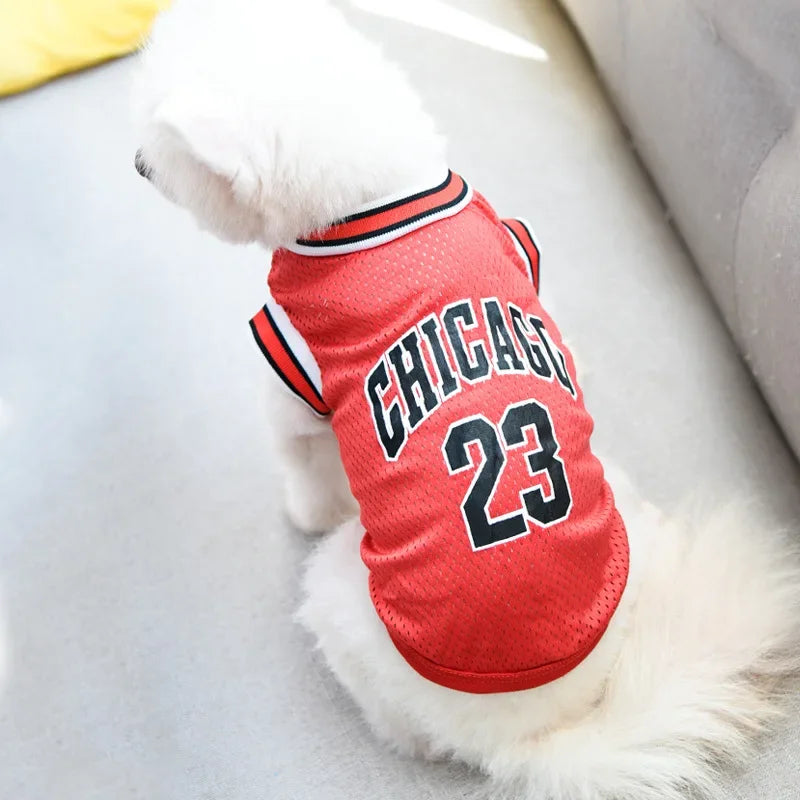 Camiseta deportiva de rejilla transpirable para perros