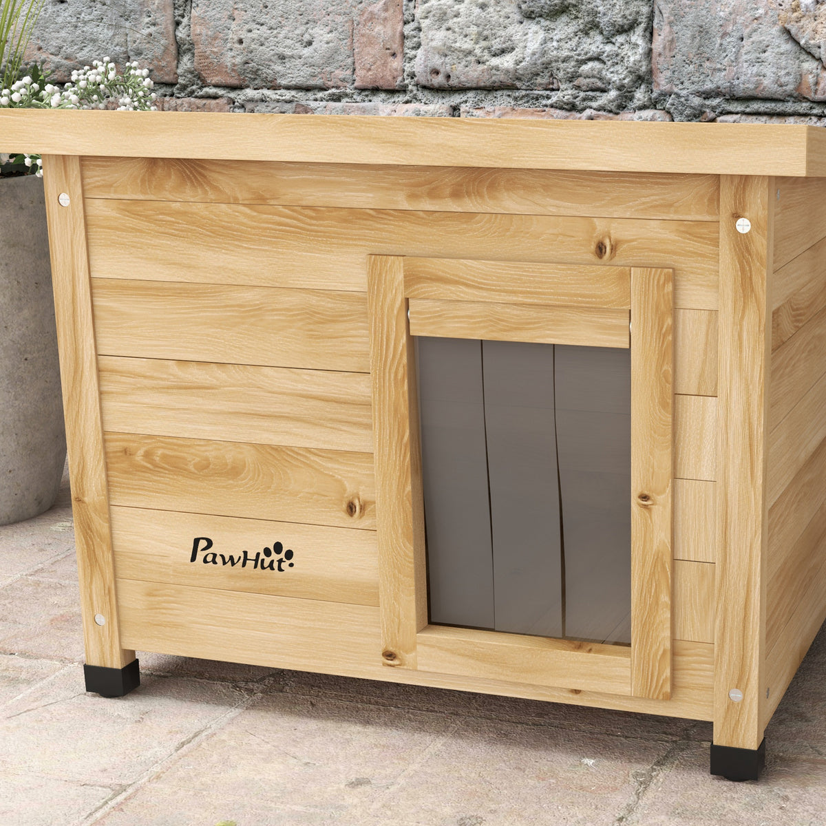 Nicho exterior de madera para gatos con techo asfáltico, foto 9 de 9