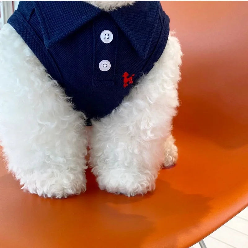 Polo de algodón para perros pequeños y medianos