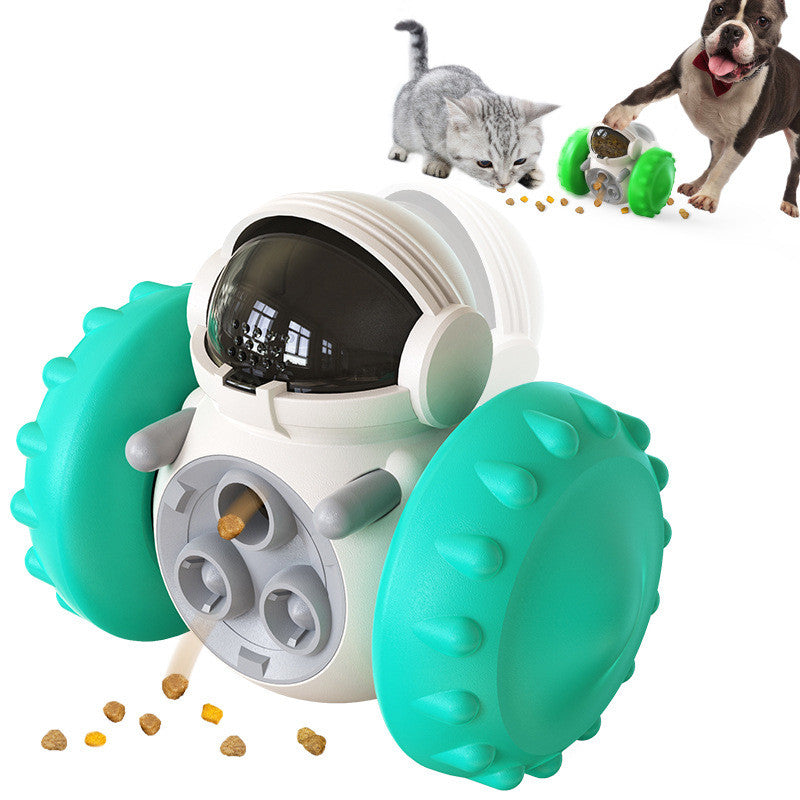 Juguete dispensador de premios tipo tentetieso para perros