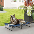 Cama elevada plegable y refrescante para perros