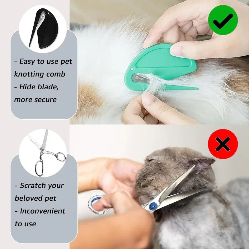 Peine quitanudos para perros y gatos